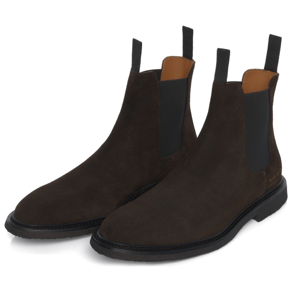 Common Projects Dark Brown Ankle Booties